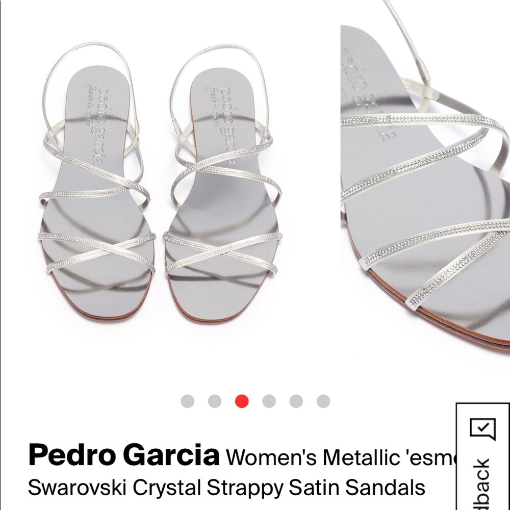 PEDRO GARCÍA
'ESME' SWAROVSKI sandal NEW!